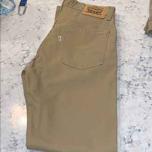 Levi slim fit khakis